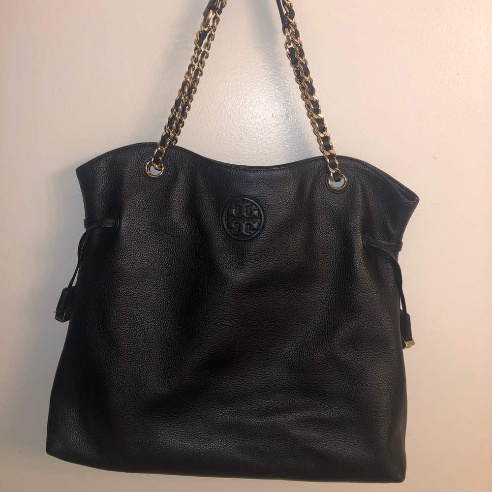 Tory Burch Marion cinched leather tote